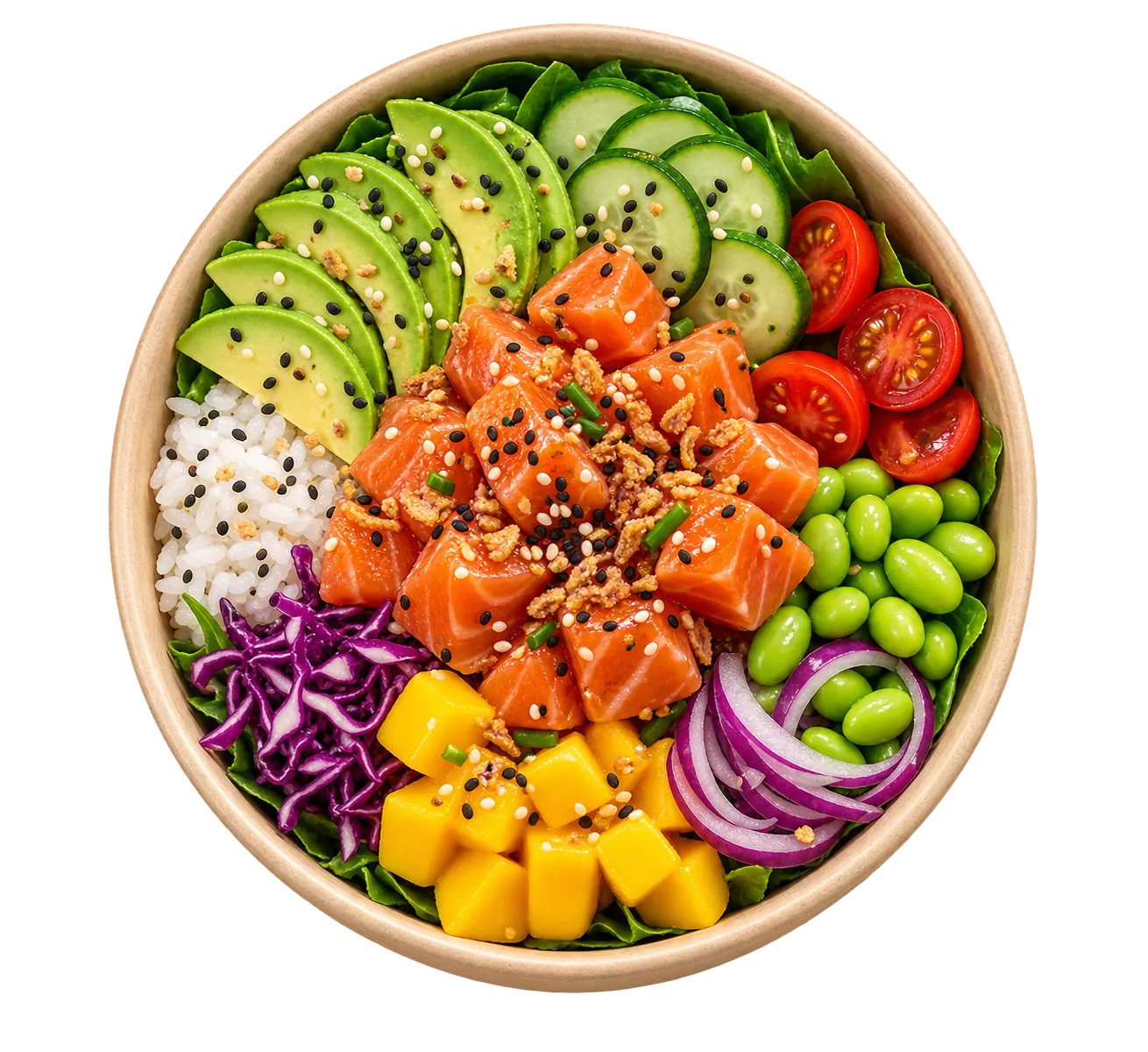 Poké bowl Kombo